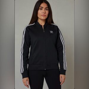 Adidas Women Black Jacket Medium